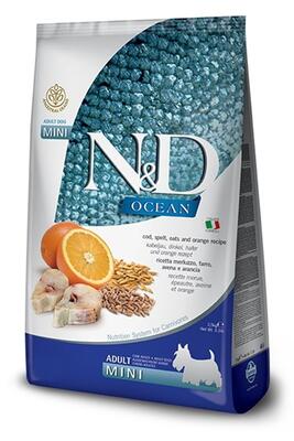 N&D Ocean Düşük Tahıllı Balıklı Küçük Irk Yetişkin Köpek Maması 2.5 Kg. - 1