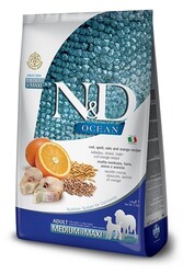 N&D Ocean Düşük Tahıllı Balıklı Orta Irk Yetişkin Köpek Maması 2.5 Kg.