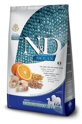 N&D Ocean Düşük Tahıllı Balıklı Orta Irk Yetişkin Köpek Maması 2.5 Kg. (1)