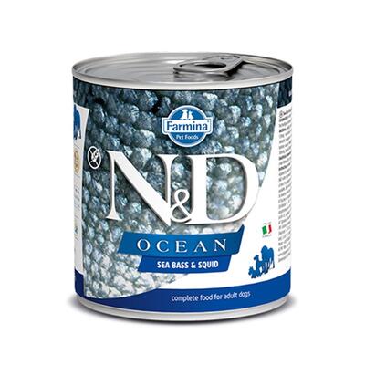 N&D Ocean Levrek Ve Mürekkep Balıklı Köpek Konservesi 285 Gr. - 1