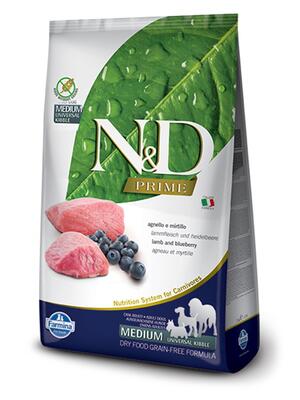 N&D Prime Kuzu Etli Orta Irk Yetişkin Köpek Maması 2.5 Kg. - 1