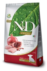 N&D Tavuk Etli Narlı Tahılsız Küçük Irk Yavru Köpek Maması 2.5 Kg.