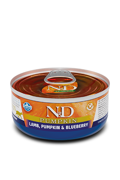 N&D Pumpkın Balkabaklı Kuzulu Tahılısız Kedi Konservesi 70 Gr.
