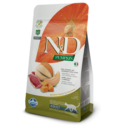 N&D Pumpkın Tahılsız Balkabaklı Ördek Ve Kavunlu Kedi Maması 5 Kg. - 1