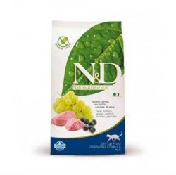 N&D Prıme Tahılsız Kuzu Etli Yaban Mersinli Yetişkin Kedi Maması 1,5 Kg.