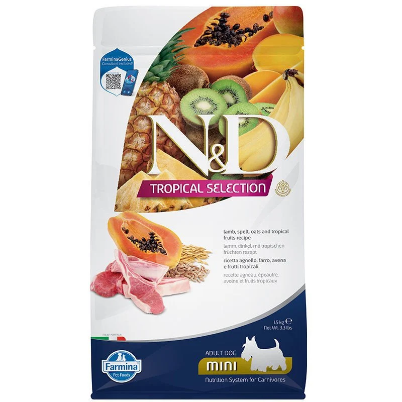 N&D Tropical Adult Mini Kuzulu Köpek Maması 1,5 KG - 1