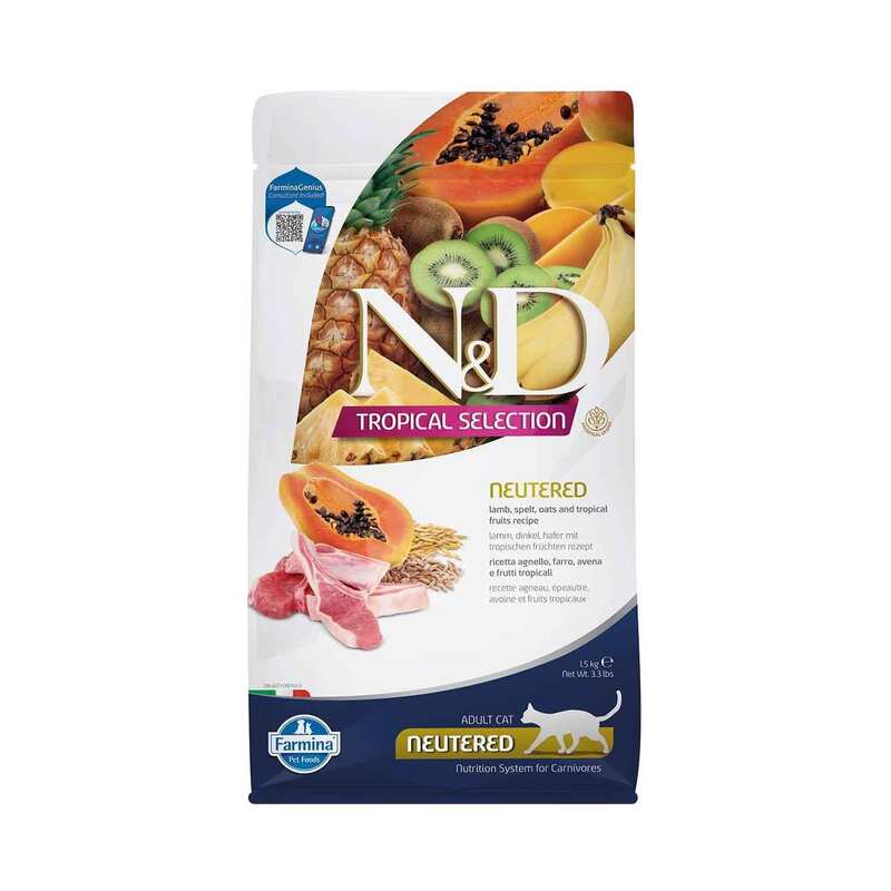 N&D Tropical Kuzulu Kısır Kedi Maması 1.5 Kg