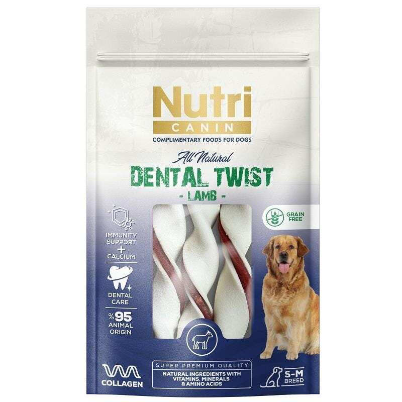 NUTRI CANIN KUZU ETLİ DENTAL KEMİK 80 GR