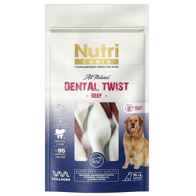 NUTRI CANIN SIĞIR ETLİ DENTAL KEMİK 120 GR - 1
