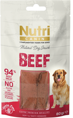 Nutri Canin Tahılsız Biftekli Köpek Ödül Maması 80 G - 1