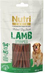 Nutri Canin Tahılsız Kuzu Etli Şerit Köpek Ödül Maması 80 G