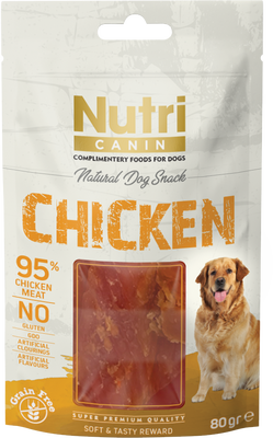 Nutri Canin Tahılsız Tavuklu Köpek Ödül Maması 80 G - 1