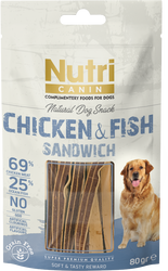 Nutri Canin Tahılsız Tavuklu Ve Balıklı Ödül Maması 80 G