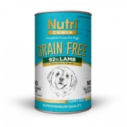 Nutri Canine Tahılsız Kuzulu Yavru Köpek Konservesi 400 Gr.