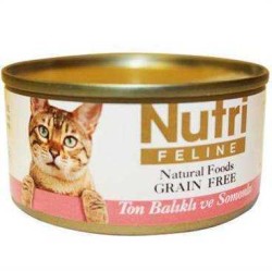 Nutri Feline Tahılsız Ton Balıklı Somonlu Kedi Konservesi 80 Gr.