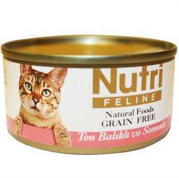 Nutri Feline Tahılsız Ton Balıklı Somonlu Kedi Konservesi 80 Gr. - 1