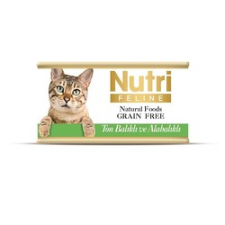 Nutri Feline Ton Balıklı Ve Alabalıklı Tahılsız Yetişkin Kedi Konservesi 85 Gr.