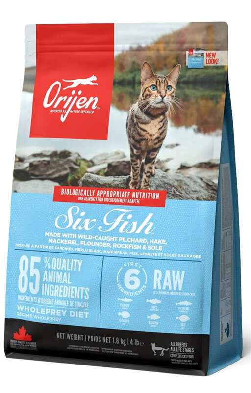 Orijen 6 Balıklı Tahılsız Kedi Maması 1,8 Kg.