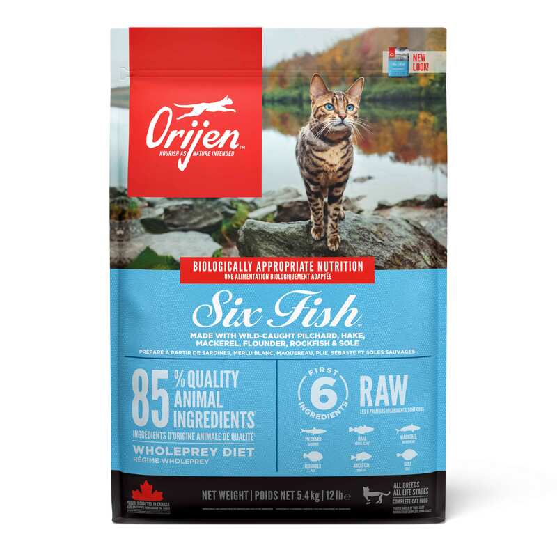Orijen 6 Balıklı Tahılsız Kedi Maması 5,4 Kg.