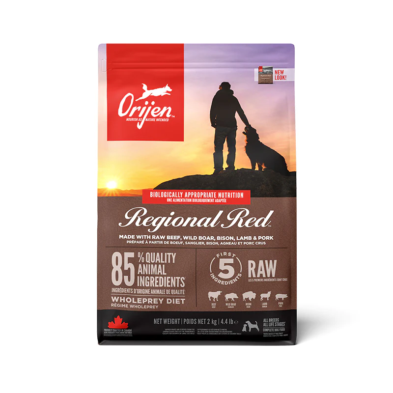 Orijen Regional Red Yetişkin Tahılsız Köpek Maması 2 Kg.