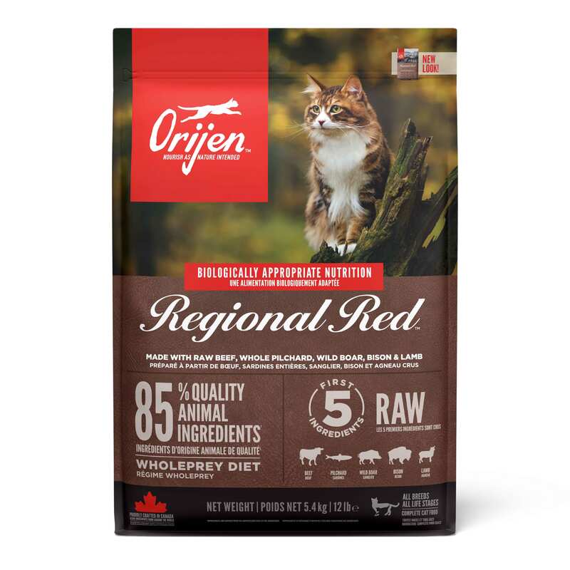 Orijen Regional Red Yetişkin Tahılsız Kedi Maması 5,4 Kg.