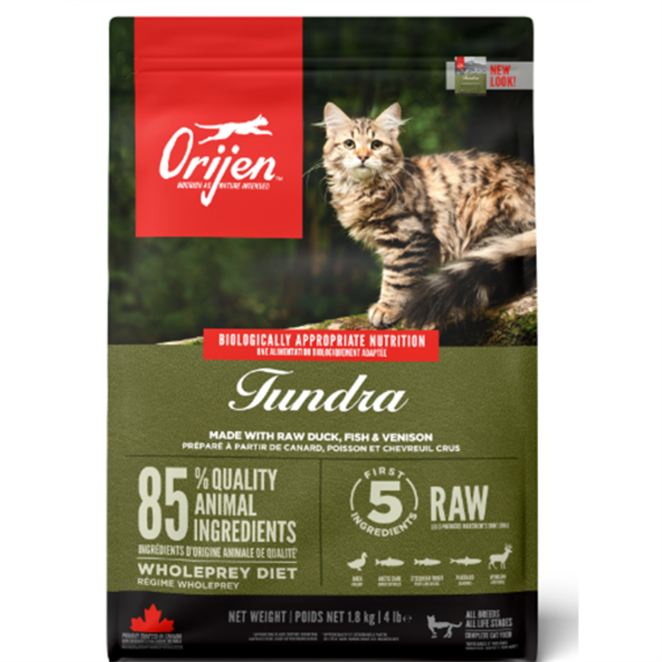 Orijen Tundra Tahılsız Kedi Maması 5,4 Kg.