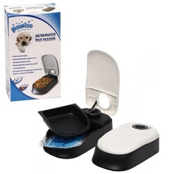 Pawise Zaman Ayarlı Kedi & Köpek Mama Kabı Tekli 0,3 Litre