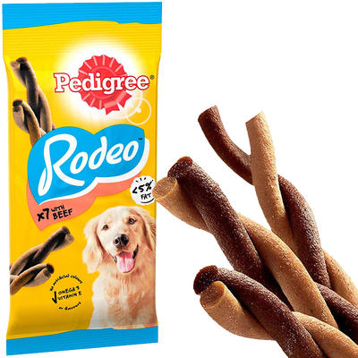 Pedigree Rodeo Biftekli Köpek Ödül Maması 7'Li 123 G - 1