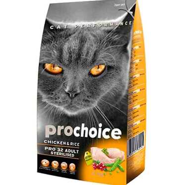 PROCHOİCE PRO 32 KISIRLAŞTIRILMIŞ KEDİ MAMASI 2 KG.