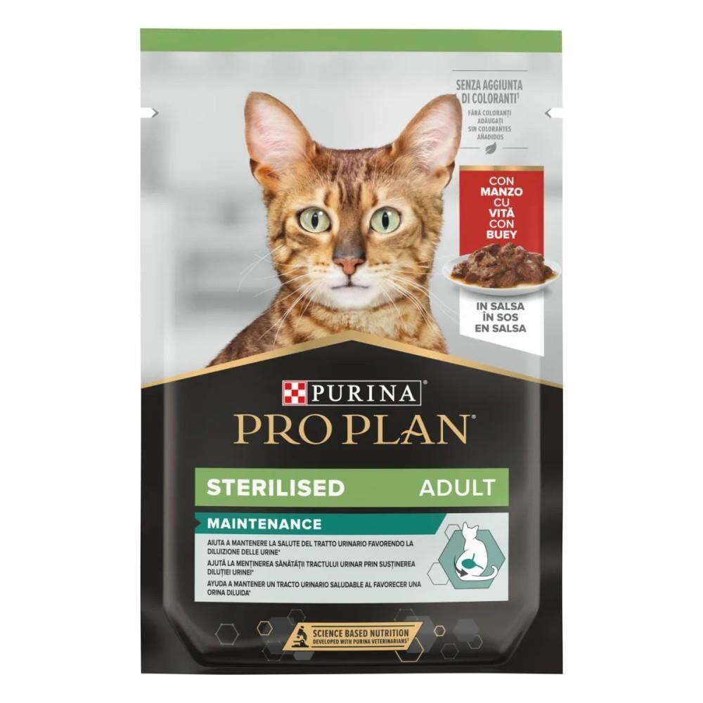 Pro Plan Biftekli Steril Pouch Kısır Kedi Konservesi 85 Gr - 1