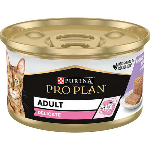 Pro Plan Hindi Etli Kedi Konservesi 85 Gr - 1