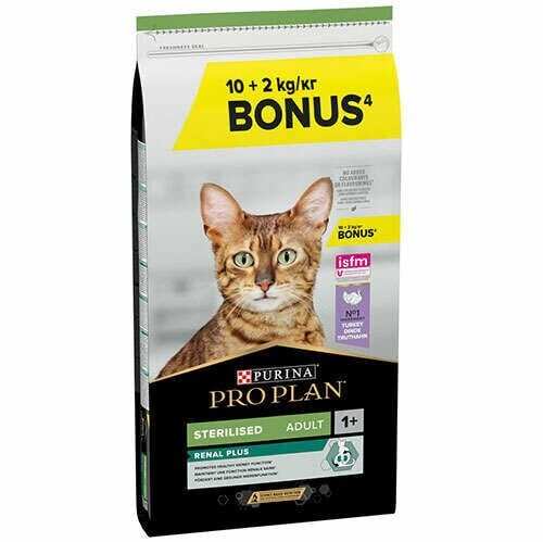 Pro Plan Hindili Kısırlaştırılmış Kedi Maması 10 + Hediye 2 Kg.