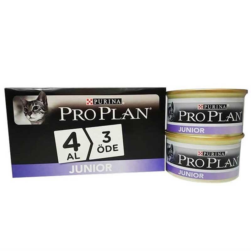 Pro Plan Junior Konserve Yavru Kedi Yaş Mama 4 Al 3 Öde 85 Gr. - 1