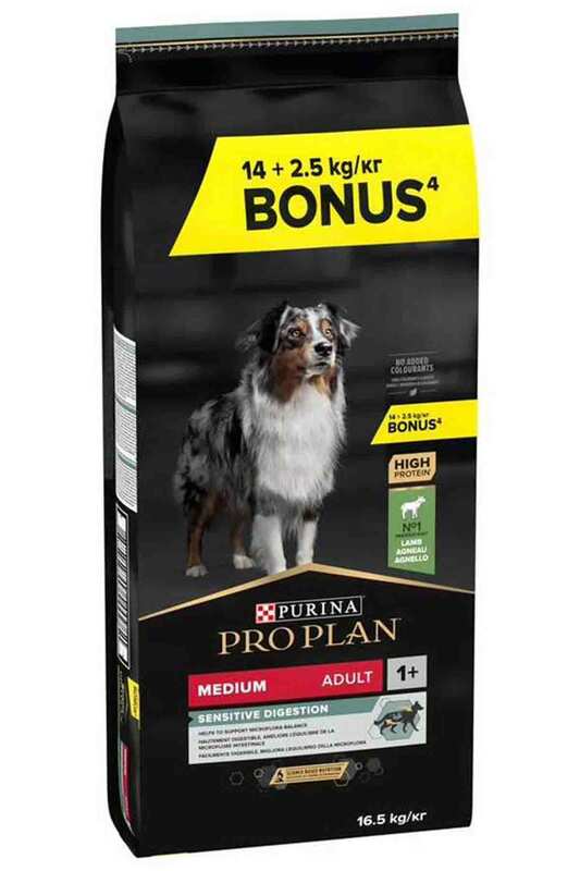Pro Plan Med. Kuzulu Orta Irk Yetişkin Köpek Maması 14Kg+2,5Kg