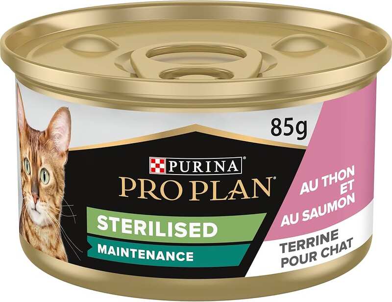 Pro Plan Somonlu ve Ton Balıklı Kısırlaştırılmış Kedi Konservesi 85gr
