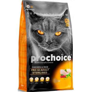 PROCHOİCE PRO 32 KISIRLAŞTIRILMIŞ KEDİ MAMASI 15 KG.