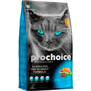 PROCHOİCE PRO 34 SOMON VE PİRİNÇLİ KEDİ MAMASI 15 KG.