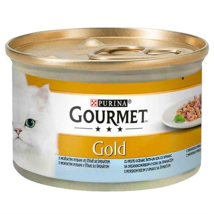 Gourmet Gold Ispanak Soslu Okyanus Balıklı 85 gr. - 1