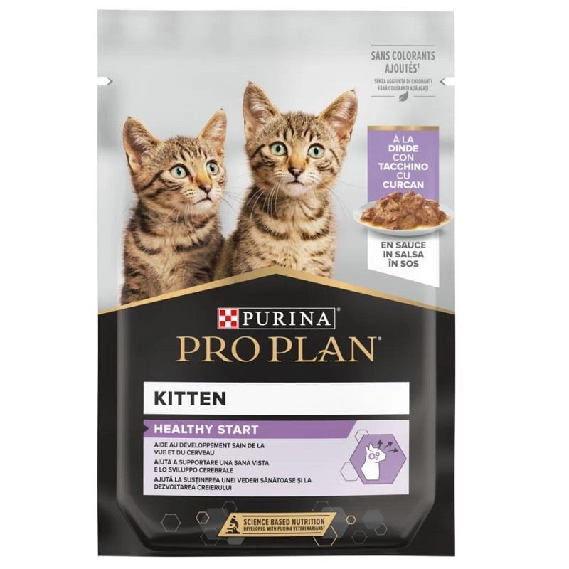 ProPlan Kitten Hindi Etli Pouch Yavru Kedi Konservesi 85 Gr - 1