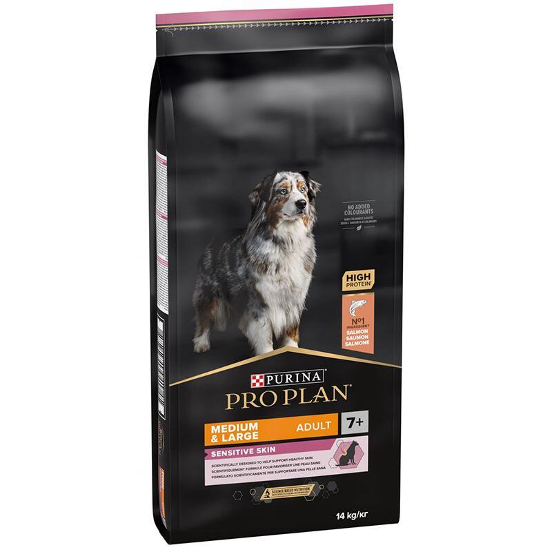 Pro Plan Somonlu Hassas Yaşlı Kuru Köpek Maması 14 Kg. - 1