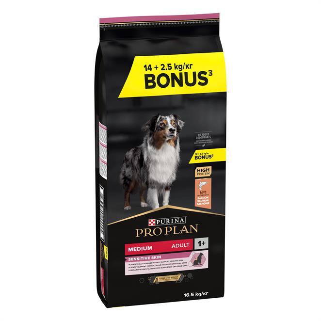 Pro Plan Somonlu Hassas Yetişkin Kuru Köpek Maması 14 + 2,5 Kg. - 1