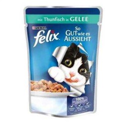 Purina Felix Ton Balıklı Kedi Yaş Maması 85 Gr. (1)