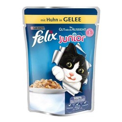 Purina Felix Tavuklu Yavru Kedi Yaş Maması 85Gr. (1)