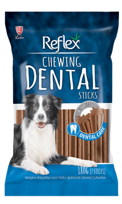 Reflex Chewing Dental Yıldız Şeklinde Diş Köpek Ödül Çubukları 180 Gr - 1