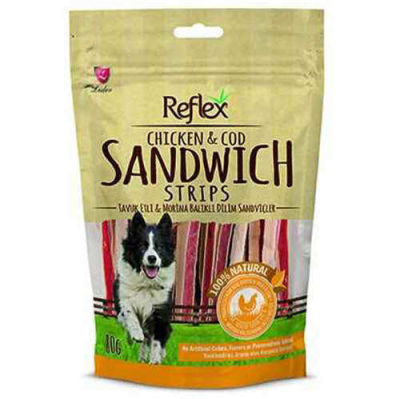 Reflex Chicken Tavuk Ve Balıklı Sandviç Sticks Köpek Ödülü 80 Gr - 1
