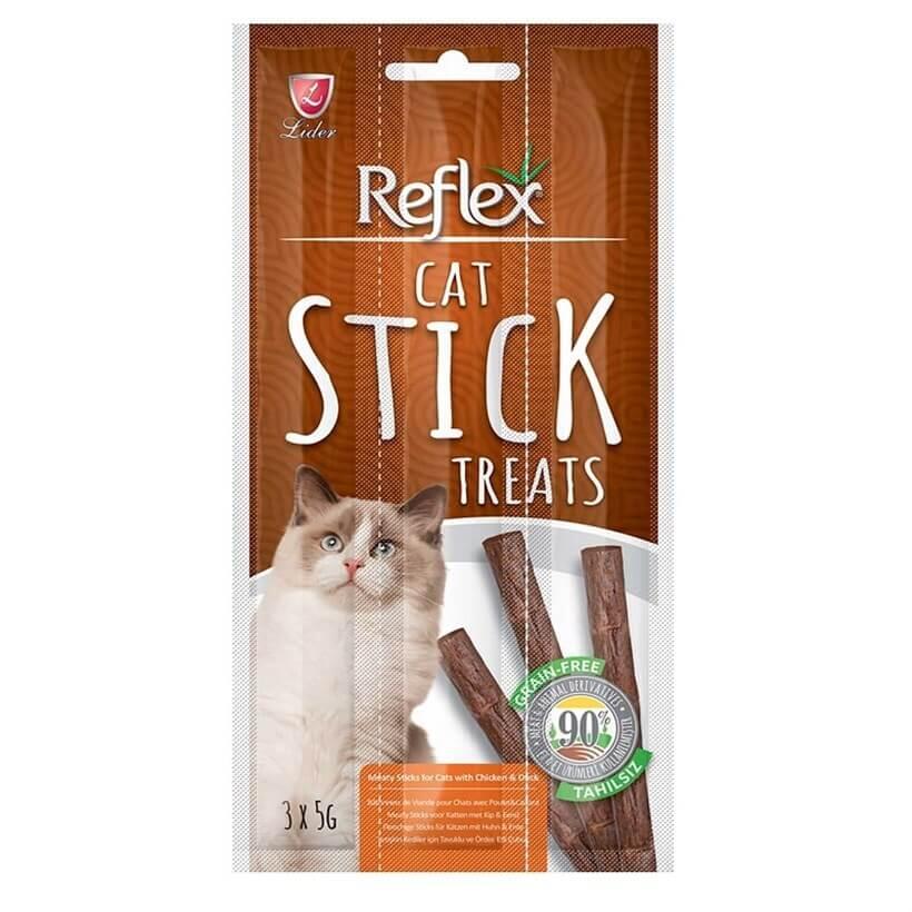 REFLEX KEDİ ÖDÜL STICKS TAVUK&ÖRDEK 3*5 GR - 1
