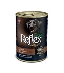 Reflex Plus Gravy Biftekli Parça Etli Köpek Konservesi 400 Gr. (1)