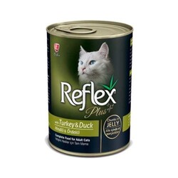 Reflex Plus Hindi Ve Ördekli Kedi Konserve Jöle İçinde Et Parçacıklı 400 Gr.