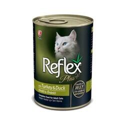 Reflex Plus Hindi Ve Ördekli Kedi Konserve Jöle İçinde Et Parçacıklı 400 Gr. - 3