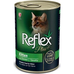 Reflex Plus Kitten Tavuklu Konserve Yavru Kedi Maması 400 Gr. (1)